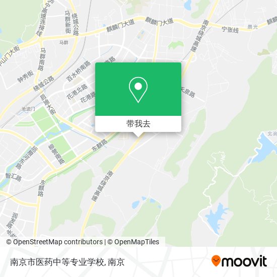 南京市医药中等专业学校地图