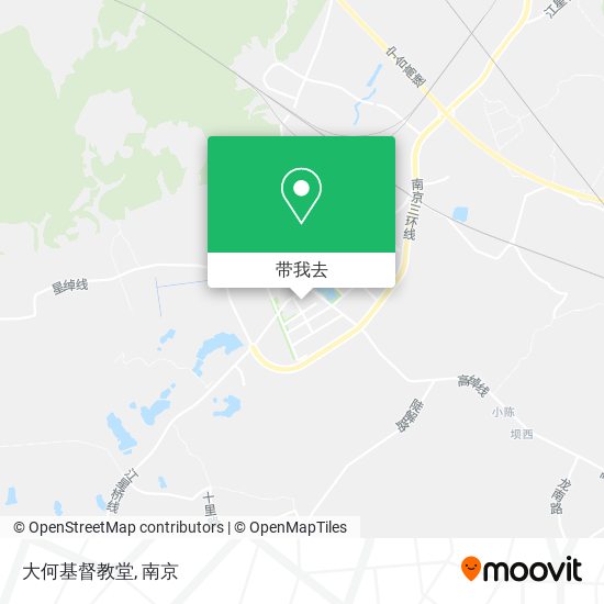 大何基督教堂地图