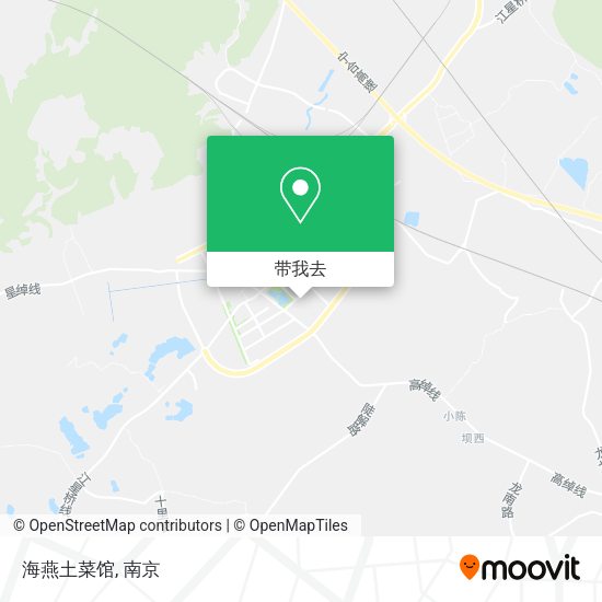 海燕土菜馆地图