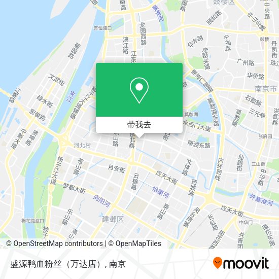 盛源鸭血粉丝（万达店）地图