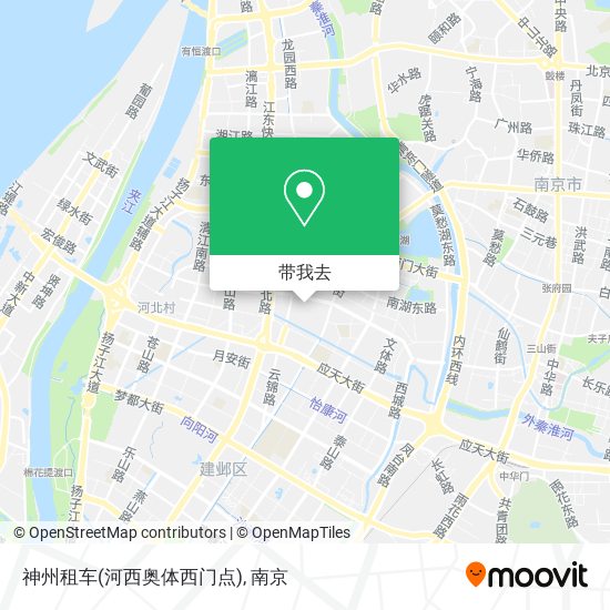 神州租车(河西奥体西门点)地图