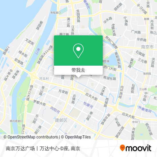 南京万达广场丨万达中心-D座地图