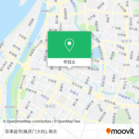 苏果超市(集庆门大街)地图