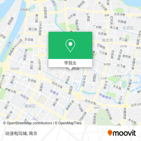 动漫电玩城地图