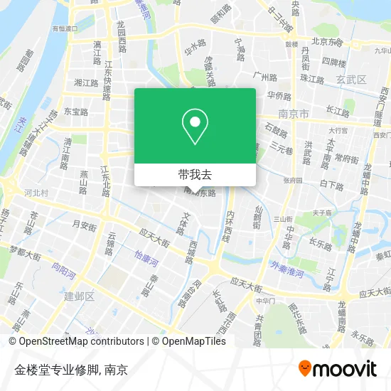 金楼堂专业修脚地图