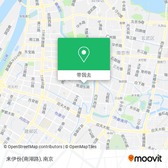 来伊份(南湖路)地图