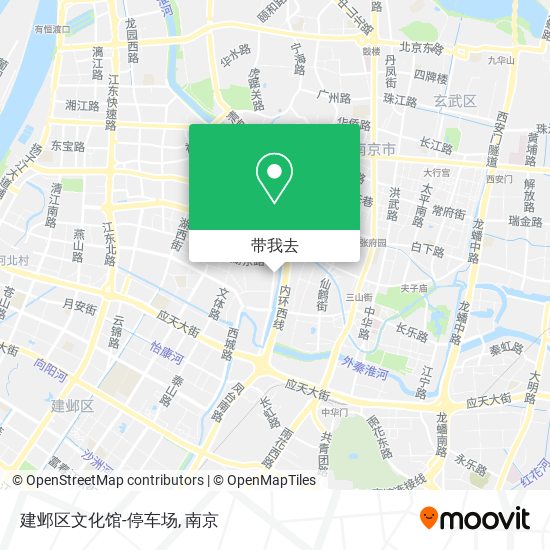 建邺区文化馆-停车场地图