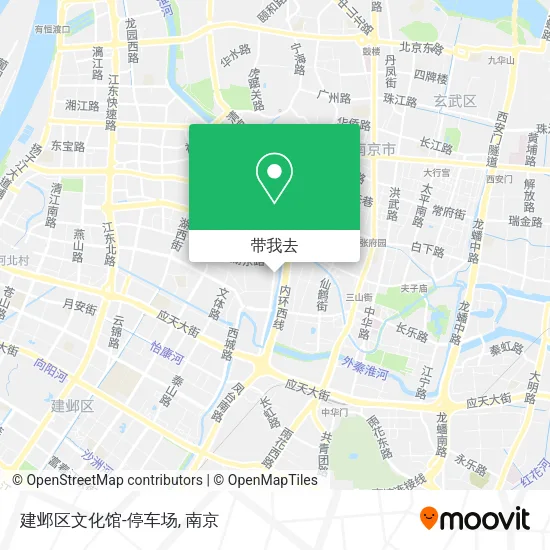 建邺区文化馆-停车场地图