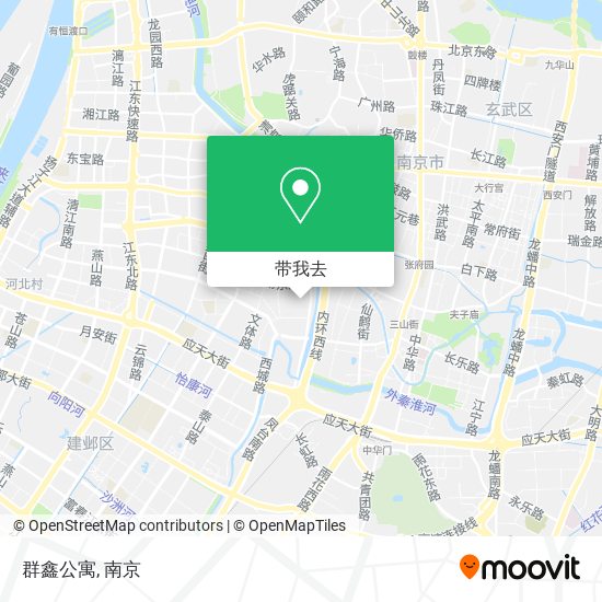 群鑫公寓地图