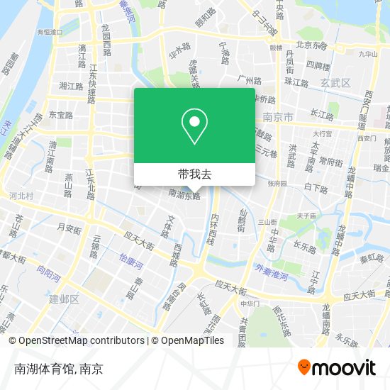 南湖体育馆地图