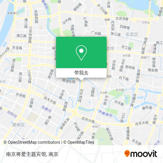 南京将爱主题宾馆地图