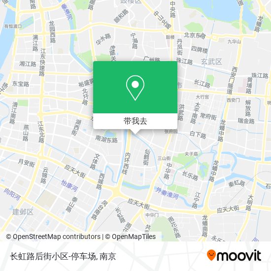 长虹路后街小区-停车场地图