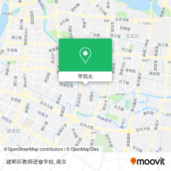 建邺区教师进修学校地图