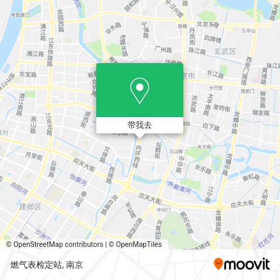 燃气表检定站地图