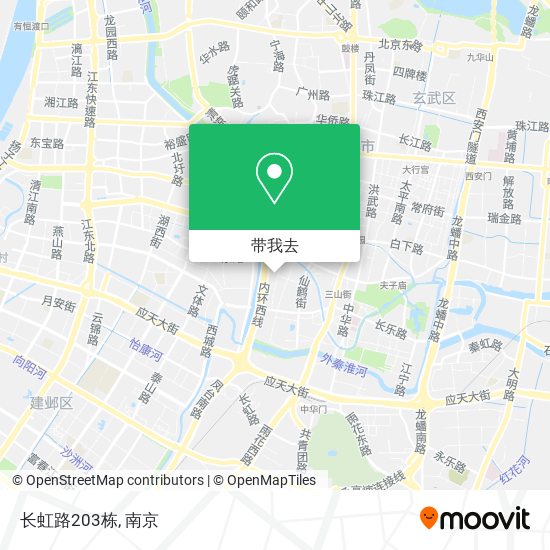 长虹路203栋地图