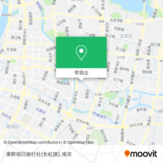 康辉假日旅行社(长虹路)地图