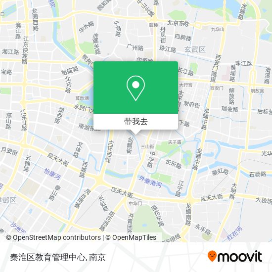 秦淮区教育管理中心地图