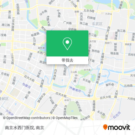 南京水西门医院地图