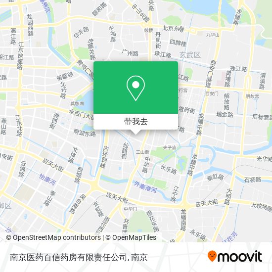 南京医药百信药房有限责任公司地图