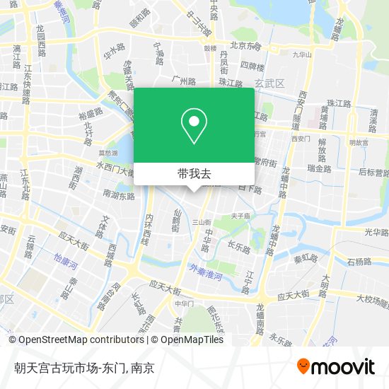 朝天宫古玩市场-东门地图