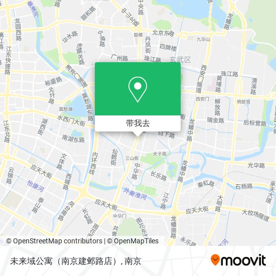 未来域公寓（南京建邺路店）地图
