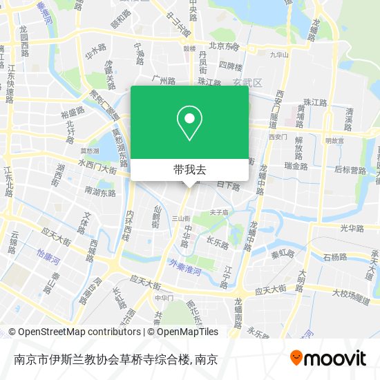 南京市伊斯兰教协会草桥寺综合楼地图