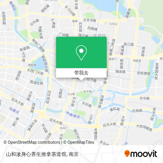 山和湫身心养生推拿茶道馆地图