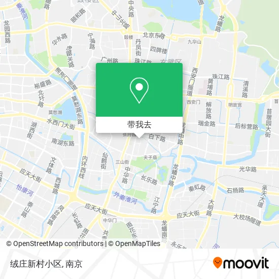 绒庄新村小区地图
