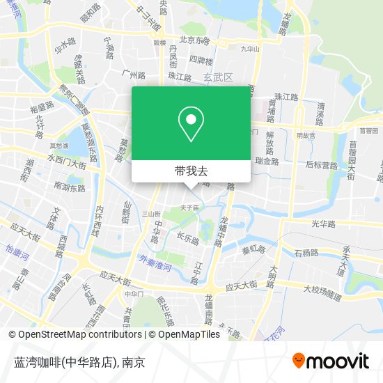 蓝湾咖啡(中华路店)地图