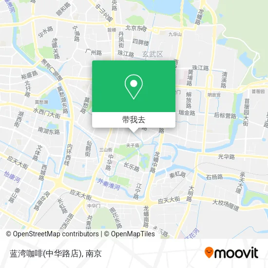 蓝湾咖啡(中华路店)地图