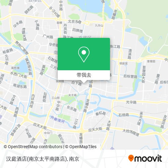 汉庭酒店(南京太平南路店)地图