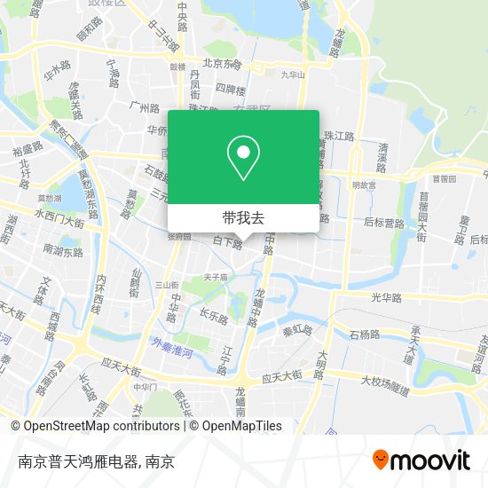 南京普天鸿雁电器地图