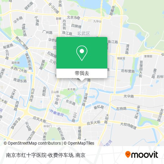 南京市红十字医院-收费停车场地图