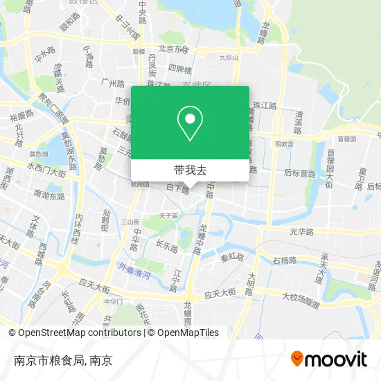 南京市粮食局地图