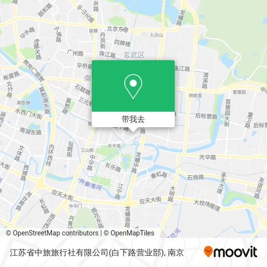 江苏省中旅旅行社有限公司(白下路营业部)地图