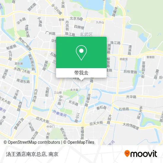 汤王酒店南京总店地图