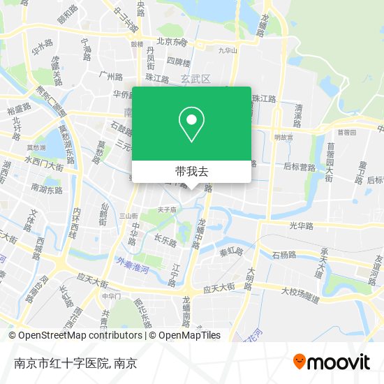 南京市红十字医院地图