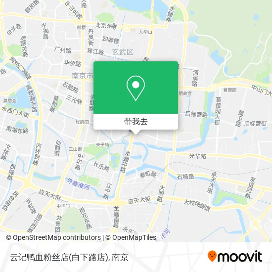 云记鸭血粉丝店(白下路店)地图