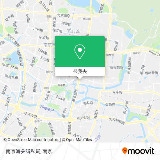 南京海关缉私局地图