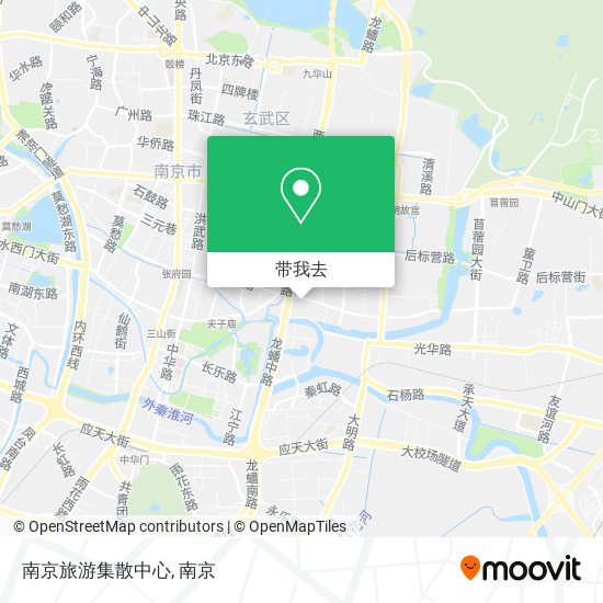 南京旅游集散中心地图