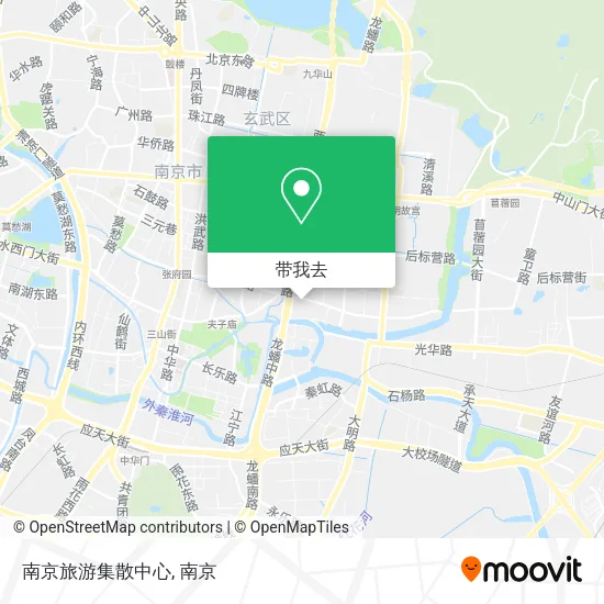 南京旅游集散中心地图