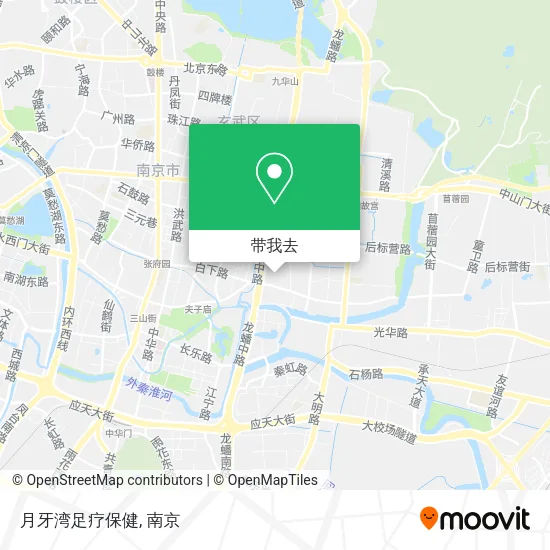 月牙湾足疗保健地图
