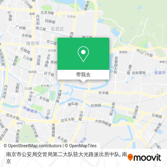 南京市公安局交管局第二大队驻大光路派出所中队地图