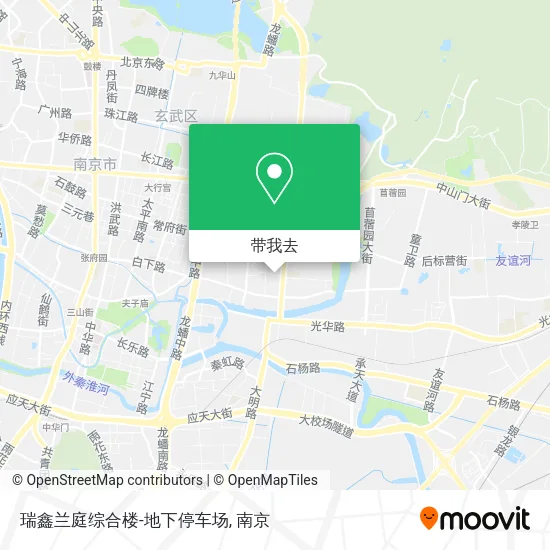 瑞鑫兰庭综合楼-地下停车场地图