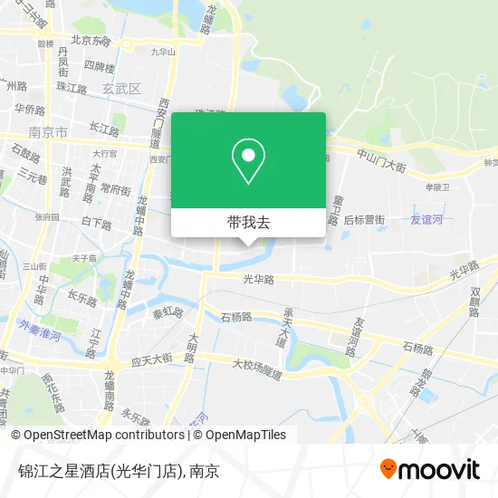 锦江之星酒店(光华门店)地图