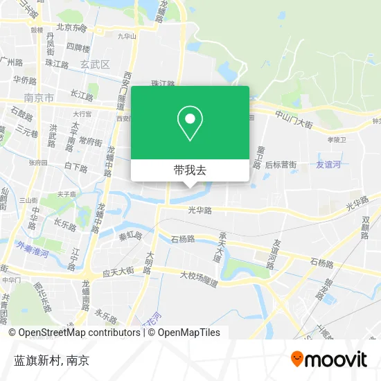 蓝旗新村地图