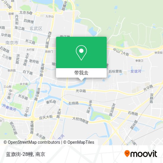 蓝旗街-28幢地图