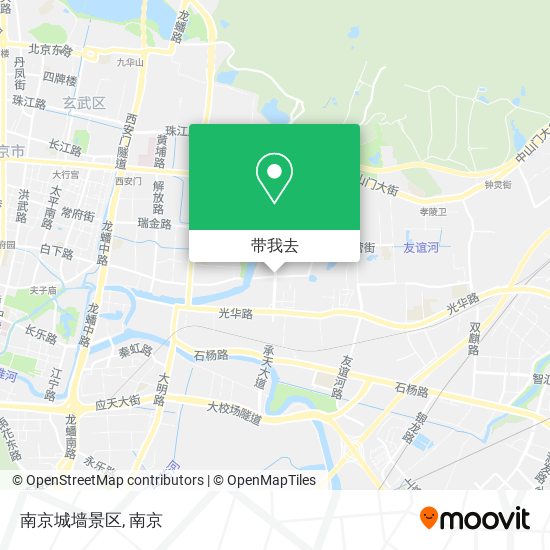 南京城墙景区地图