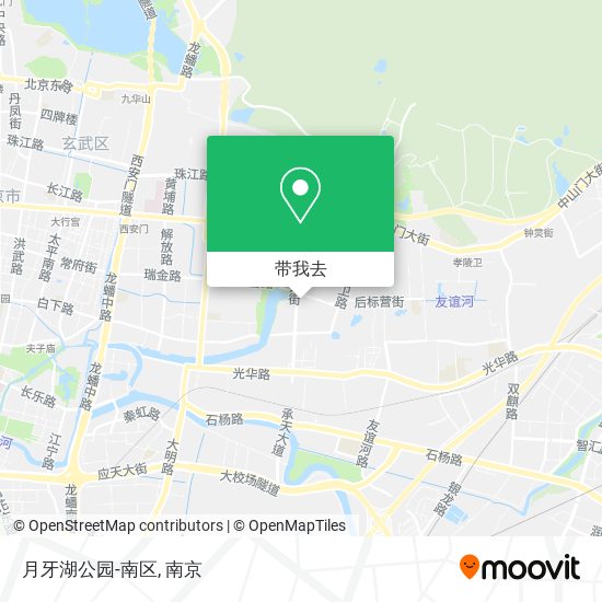 月牙湖公园-南区地图