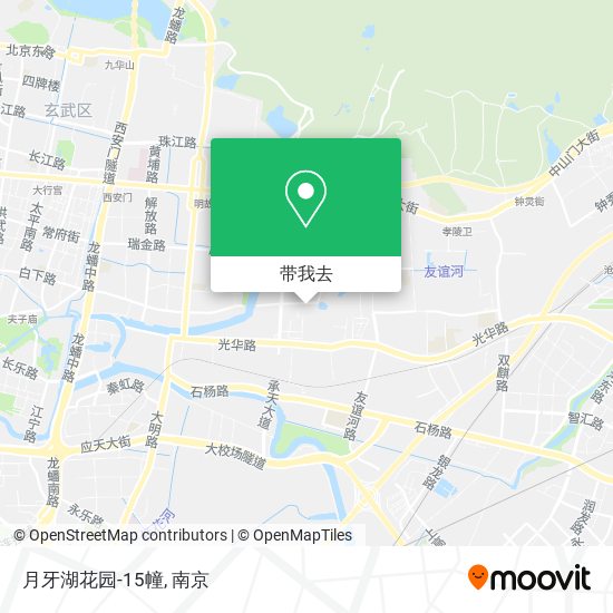 月牙湖花园-15幢地图